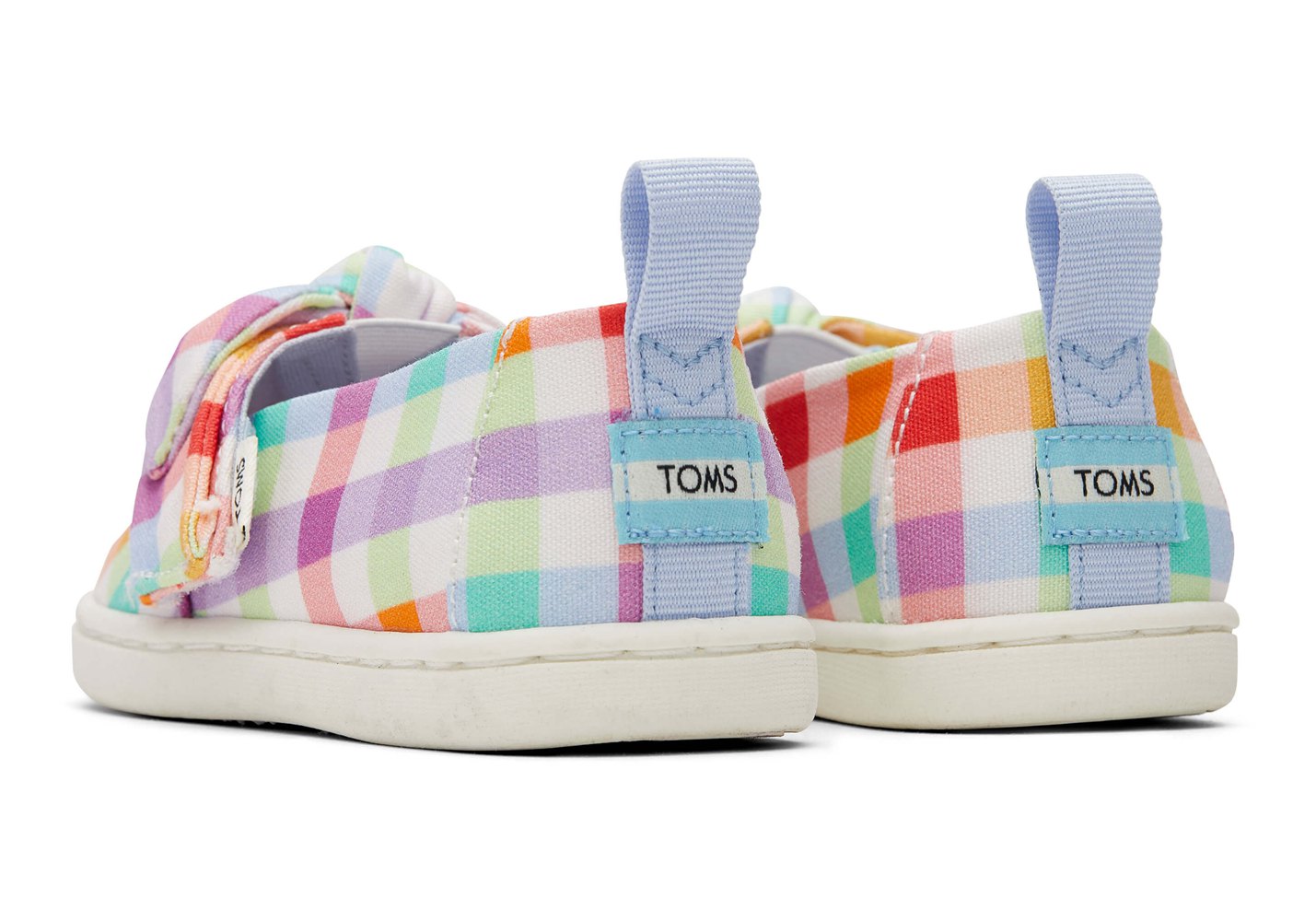 Toms Alpargata Tiny Plaid Bow Espadrille Multicolor - Kids - 27509-RJYT